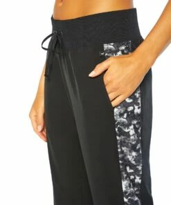 Promo 🤩 Jessica Simpson Black Watercolor Camo Ella Woven Joggers - 👩 Women 🛒