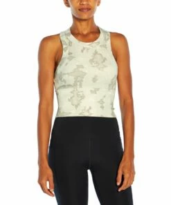 Discount 🥰 Jessica Simpson Thyme Ripple Tie-Dye Kimber Crop Racerback Tank - 👩 Women ✨