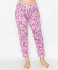 Discount 🌟 Jessica Simpson Mulberry Butterfly Cuffed Pajama Pants - 👩 Women ❤️
