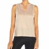 Cheap 💯 Jessica Simpson Sphinx Beige Chelsea Notch Neck Tank - 👩 Women 😍
