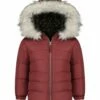 Cheapest ⌛ Jessica Simpson Burgundy Heavyweight Hooded Puffer 🧥 Coat - Toddler & 👧 Girls For Kids ⌛