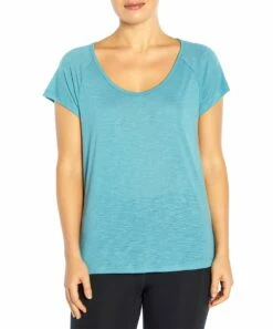 Best deal π― Jessica Simpson Adriatic Blue Flow Keyhole Tee - π© Women π