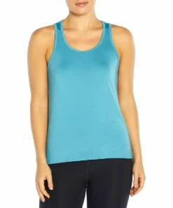 Promo 🔥 Jessica Simpson Adriatic Blue Rory Racerback Tank - 👩 Women ✔️