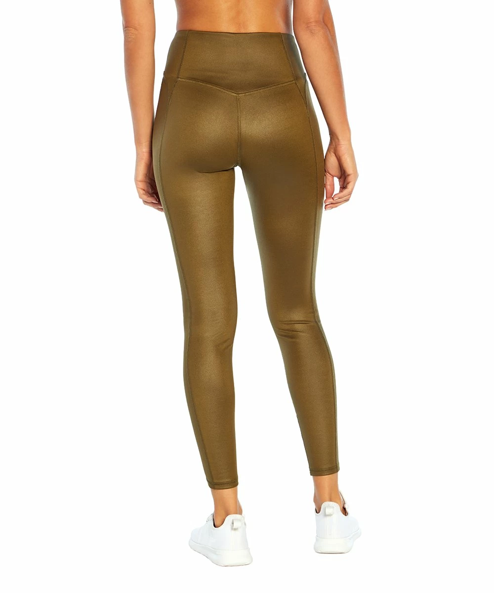 Top 10 π Jessica Simpson Dark Olive Shine 27" Leggings - π© Women π - Image 4