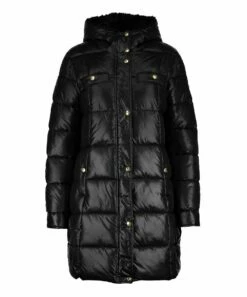 Cheap π― Jessica Simpson Black Hooded Puffer Parka - π© Women & Plus π