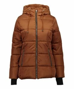 Cheap π Jessica Simpson Cognac Hooded Faux Fur Puffer π§₯ Coat - π© Women & Plus π