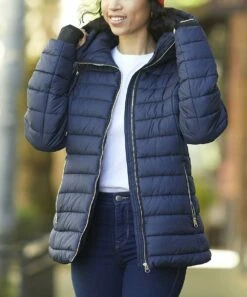 Budget 🎉 Jessica Simpson Soft Blue Hooded Puffer 🧥 Coat - 👩 Women 🎉