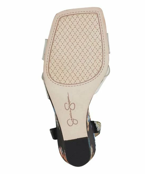 Hot Sale π Jessica Simpson Black & Clear Floral Ankle-Strap Crisscross Wedge π©΄ Sandal - π© Women π 3 Hot Sale π Jessica Simpson Black & Clear Floral Ankle-Strap Crisscross Wedge π©΄ Sandal - π© Women π - Image 3