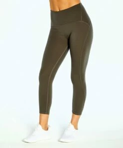 Hot Sale 🎁 Jessica Simpson Gunmetal Encore Capri Leggings - 👩 Women 😉