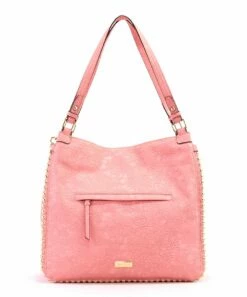 Flash Sale ⭐ Jessica Simpson Coral Almond Camille Four-Poster Shoulder Bag For 👩 Women 😍 -Jessica Simpson store zu108683825 alt 2 tm1662735592