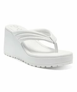 Flash Sale ✨ Jessica Simpson Bright White Kemnie Wedge 🩴 Sandal - 👩 Women 🔔