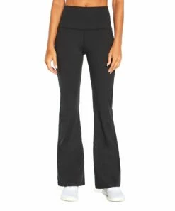 Hot Sale ⭐ Jessica Simpson Black Jada High-Waist Flare Leggings - 👩 Women 🔥
