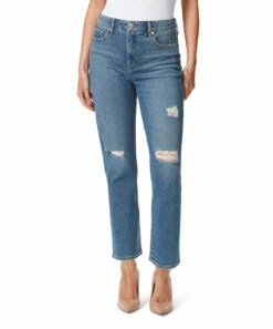 Deals ✨ Jessica Simpson Blue Distressed Spotlight High-Rise 👖 Jeans - 👩 Women 🌟