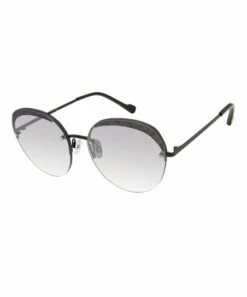 Wholesale 👍 Jessica Simpson Black & Gray Round 👓 Sunglasses For 👩 Women 🎉