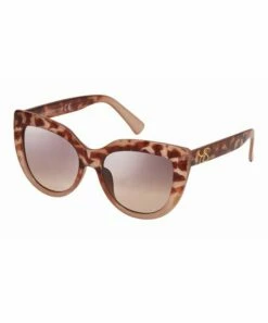 Best Pirce 👏 Jessica Simpson Tortoise Fade & Gray Cat-Eye 👓 Sunglasses For 👩 Women ⭐