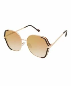 Promo 🧨 Jessica Simpson Rose Goldtone & Tortoise Oversize 👓 Sunglasses For 👩 Women 🎁