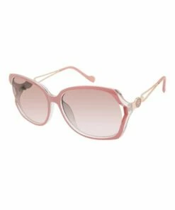 Cheap ⭐ Jessica Simpson Rose Crystal & Pink Oversize 👓 Sunglasses For 👩 Women 😀