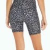 Flash Sale 👏 Jessica Simpson Black Animal-Print Tummy-Control 7'' Bike Shorts - 👩 Women 🧨