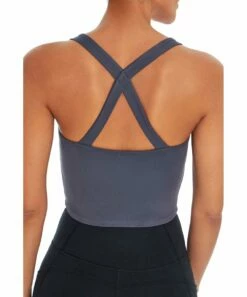 Deals 🔔 Jessica Simpson Blue Crisscross Lora Tank - 👩 Women 😉