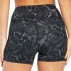 Budget 🧨 Jessica Simpson 3'' Black Snake-Print Pocket Tummy-Control Hottie Bike Shorts - 👩 Women 🔔