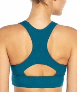 Outlet π Jessica Simpson Blue Coral Mandy Ribbed Sports Bra For π© Women π₯