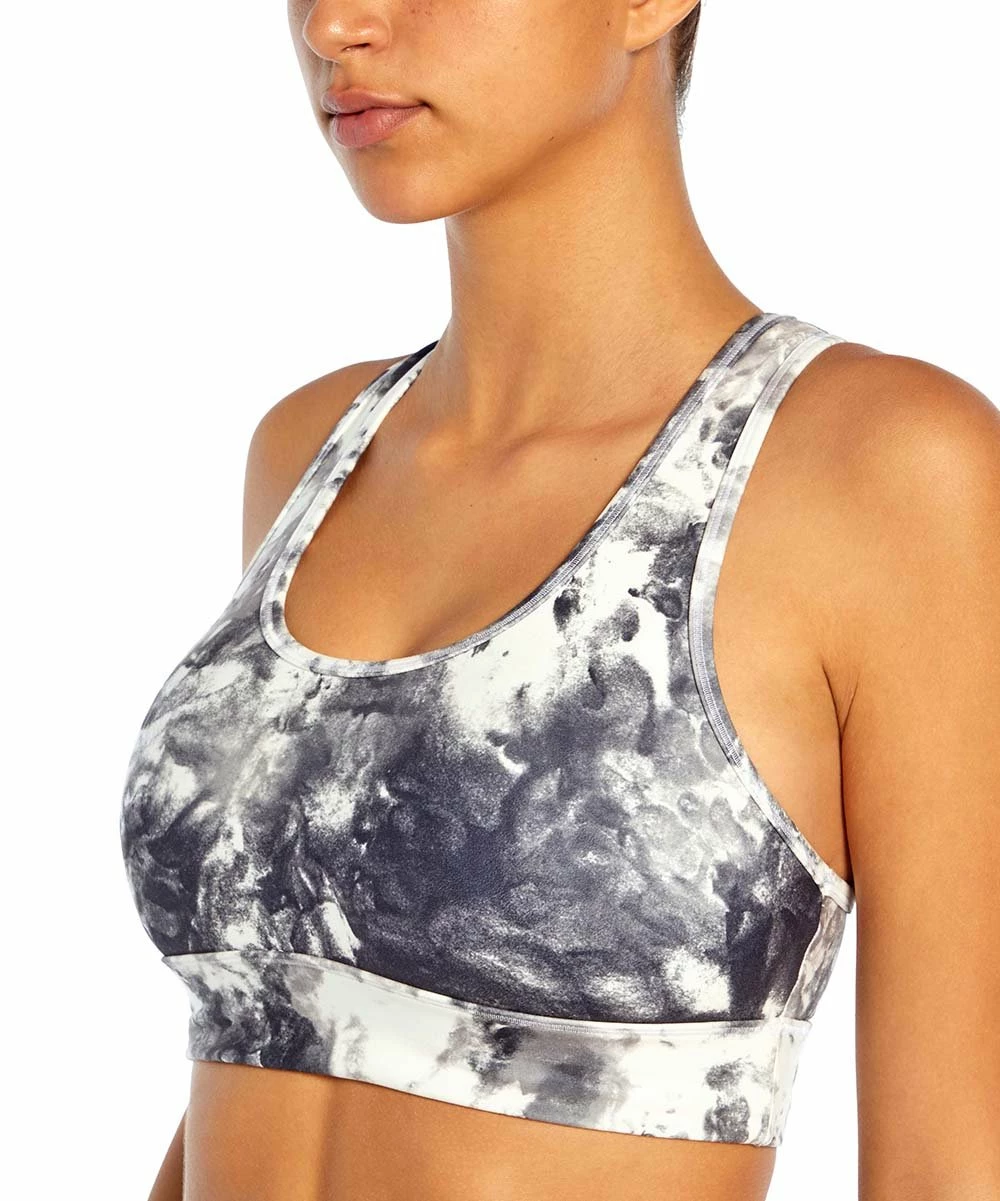 Cheapest β Jessica Simpson Black & White Tie-Dye Mackenzie Sport Bra For π© Women β 2 Cheapest β Jessica Simpson Black & White Tie-Dye Mackenzie Sport Bra For π© Women β - Image 2