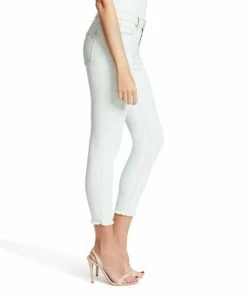 Best Pirce ✨ Jessica Simpson White Raw-Edge Kiss Me Crop Skinny 👖 Jeans - 👩 Women 🧨